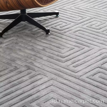 Desain modern karpet wol handtufted